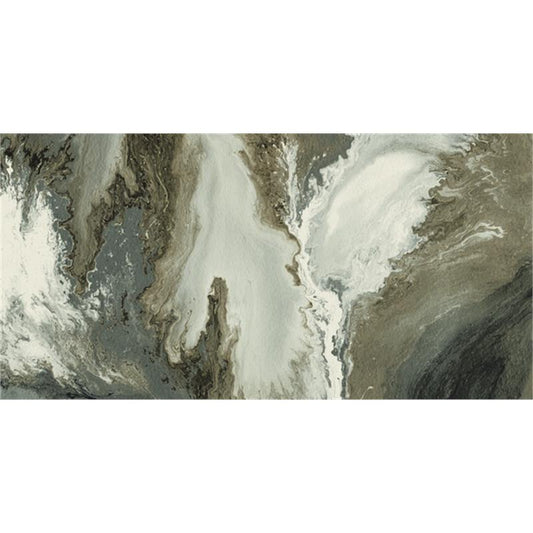 Baldocer Cerámica Nexside 'Bron', wandtegel bruin glans gepolijst gerectificeerd 60x120cm