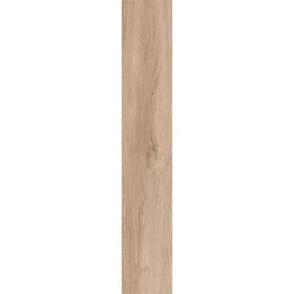 Tuscania North Wind 'Brown', vloertegel bruin houtlook gerectificeerd 15x90cm