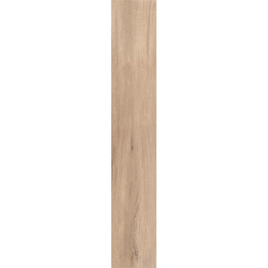 Tuscania North Wind 'Brown', vloertegel bruin houtlook gerectificeerd 20x122cm