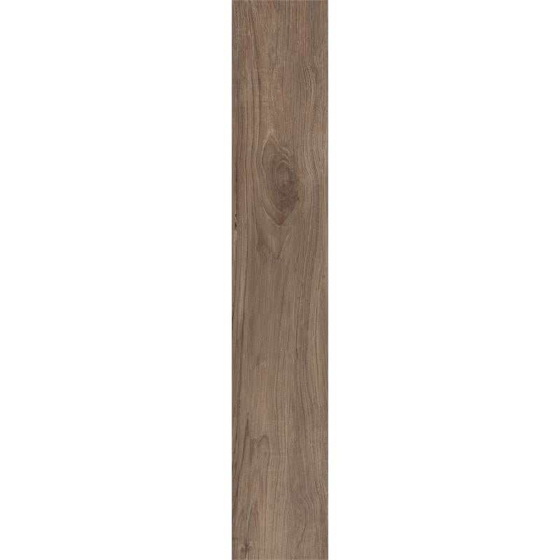 Tuscania North Wind 'Melange', vloertegel donkerbruin houtlook gerectificeerd 15x90cm