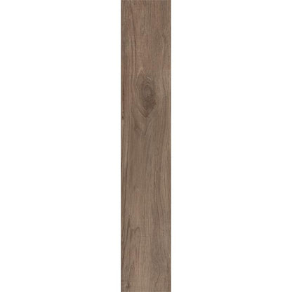 Tuscania North Wind 'Melange', vloertegel donkerbruin houtlook gerectificeerd 15x90cm
