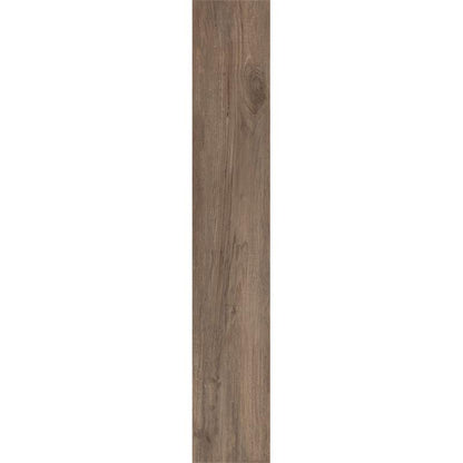 Tuscania North Wind 'Melange', vloertegel donkerbruin houtlook gerectificeerd 20x122cm