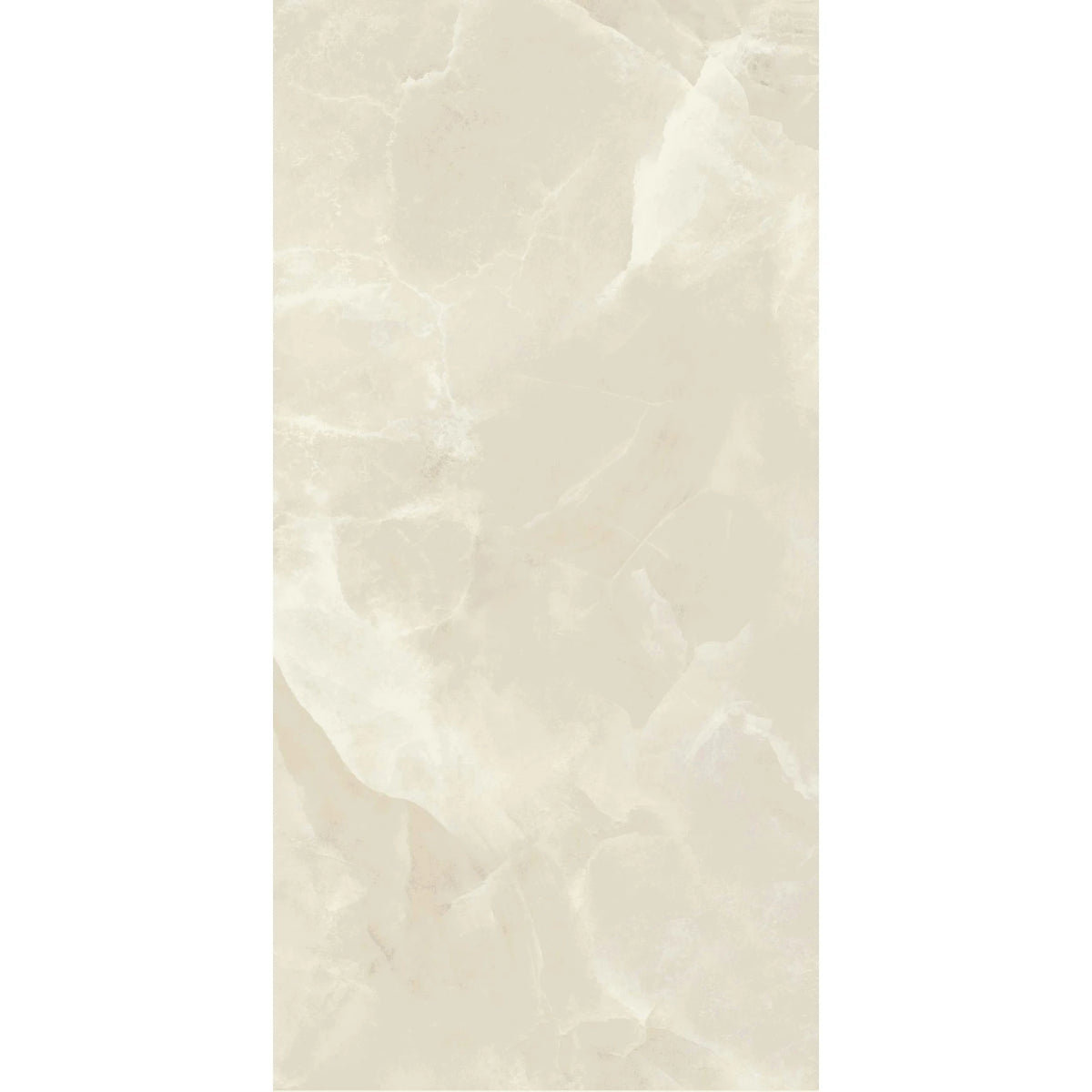 EnergieKer Onyx 'Ivory', vloer- en wandtegel crème gepolijst 60x120cm