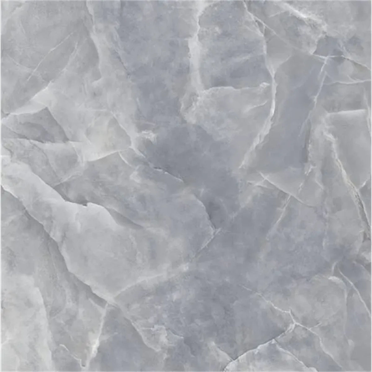 EnergieKer Onyx 'Grey', vloer- en wandtegel grijs gepolijst 120x120cm