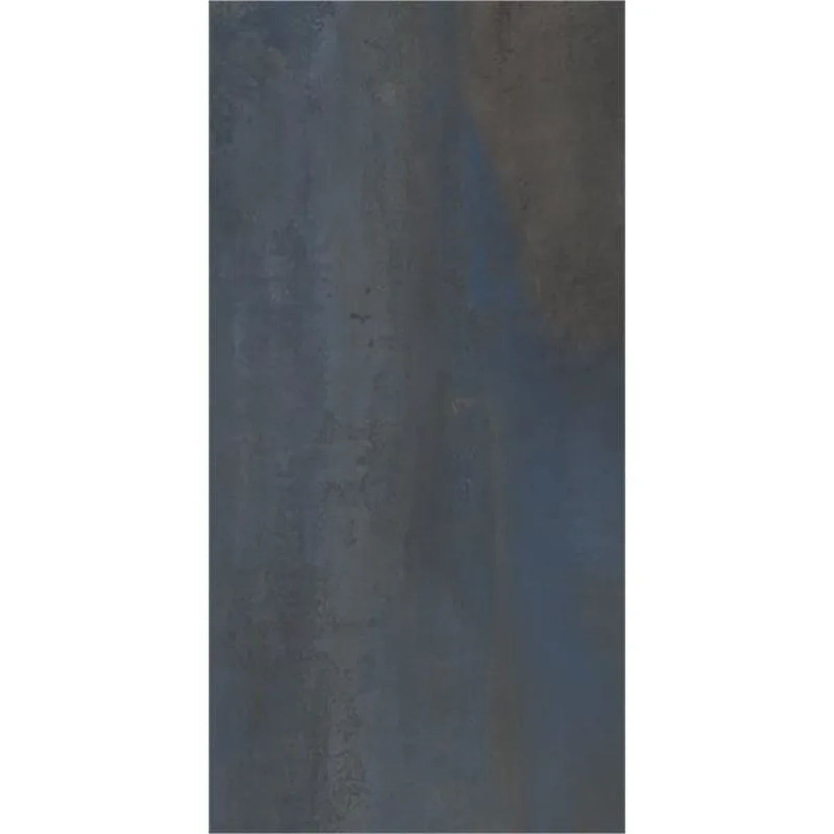 EnergieKer Oxidatio 'Vanadium', vloertegel antraciet en blauw mat gerectificeerd 60x120cm
