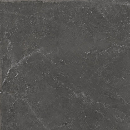 Vloertegel Pietra Antica antraciet satijnglans 80x80cm gerectificeerd