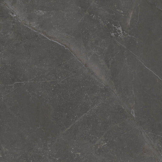 Azulejos Benadresa Pietra Antica 'Nero', vloertegel antraciet satijnglans gerectificeerd 120x120cm