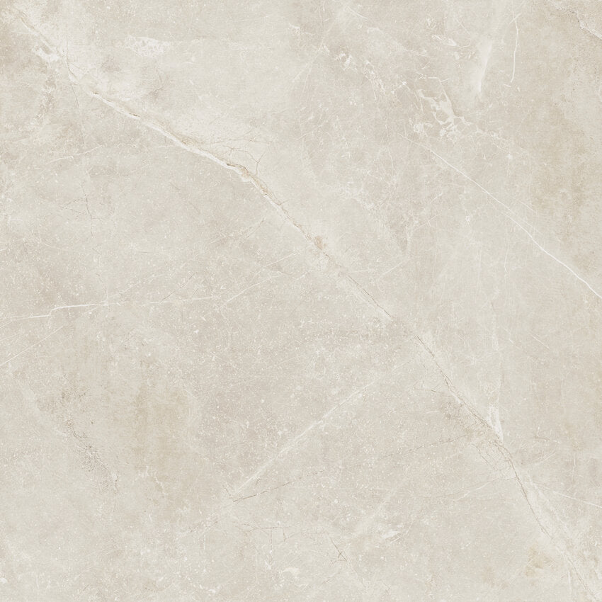 Azulejos Benadresa Pietra Antica 'Crema', vloertegel beige satijnglans gerectificeerd 120x120cm