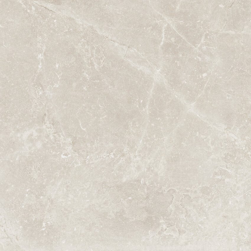 Azulejos Benadresa Pietra Antica 'Crema', vloertegel beige satijnglans gerectificeerd 80x80cm