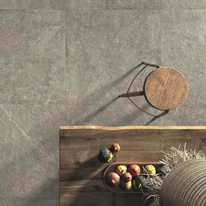 Castelvetro Pietra Antica 'Iron', vloer- en wandtegel grijs mat 60x60cm