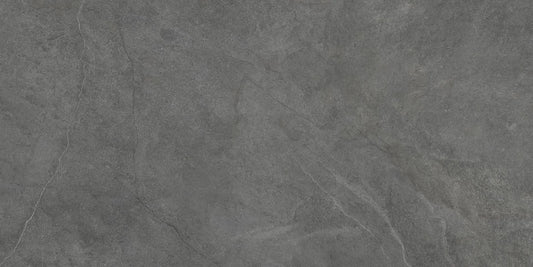 Stargres Pizarra 'Dark Grey', vloertegel donkergrijs gerectificeerd 60x120cm