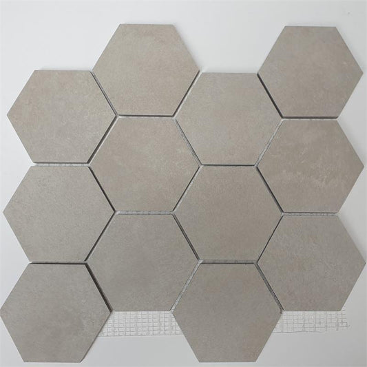 Ceramica Valsecchia Recover 'Beige', wandtegel hexagon mat 30x30cm