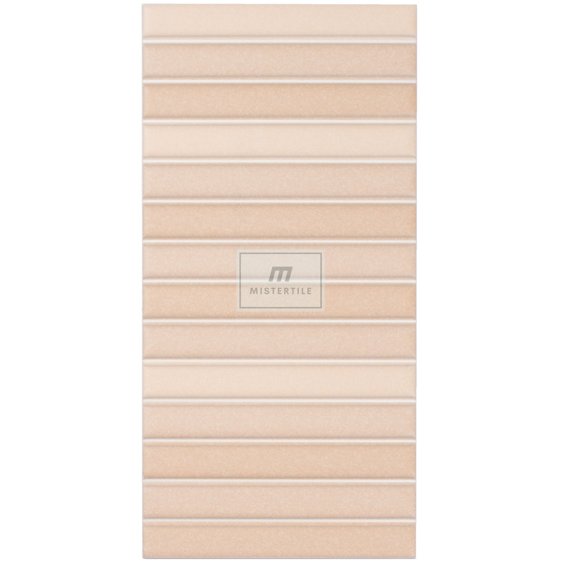 Estudio Cerámico Roku 'Beige', wandtegel beige mat 11,5x23cm