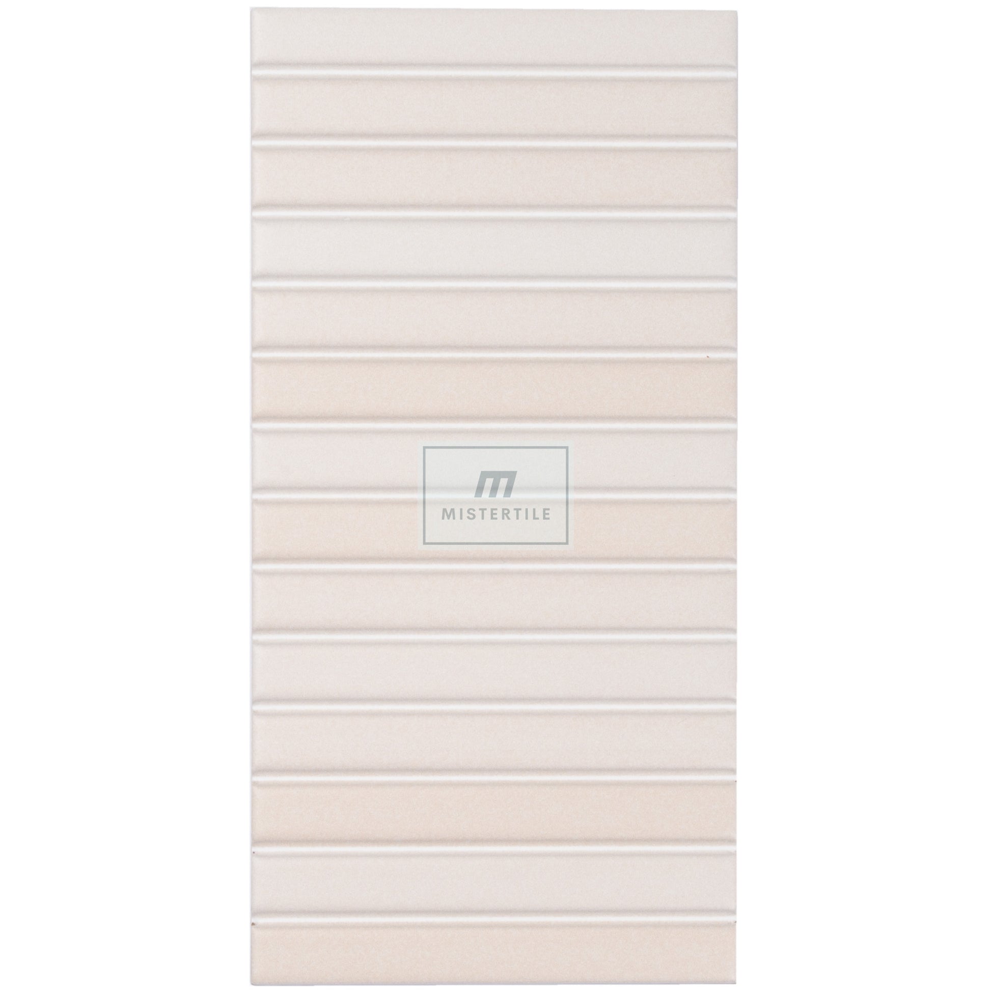 Estudio Cerámico Roku 'Greige', wandtegel beige-grijs mat 11,5x23cm
