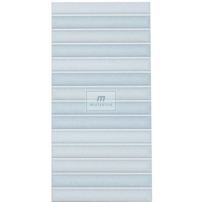 Estudio Cerámico Roku 'Blue', wandtegel blauw mat 11,5x23cm
