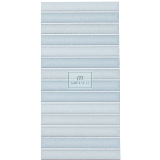 Estudio Cerámico Roku 'Blue', wandtegel blauw mat 11,5x23cm