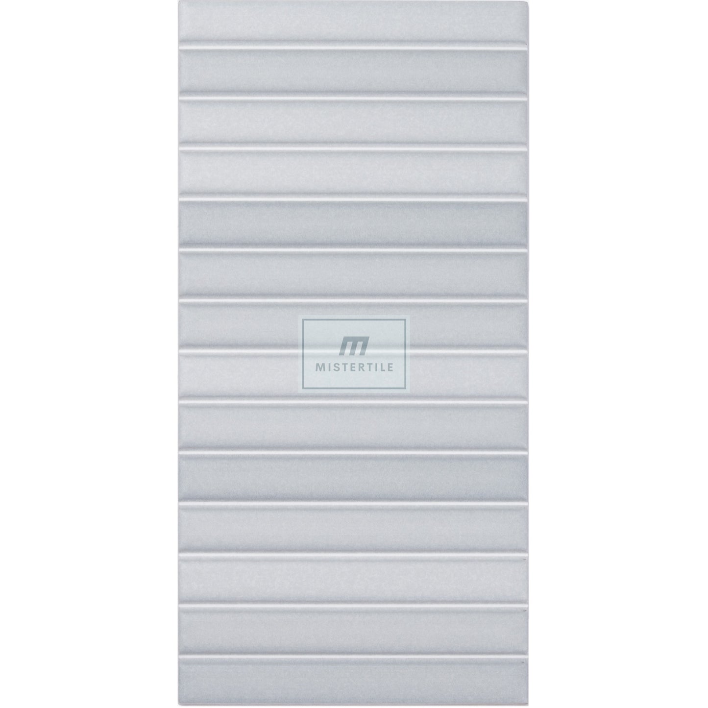 Estudio Cerámico Roku 'Grey', wandtegel grijs mat 11,5x23cm