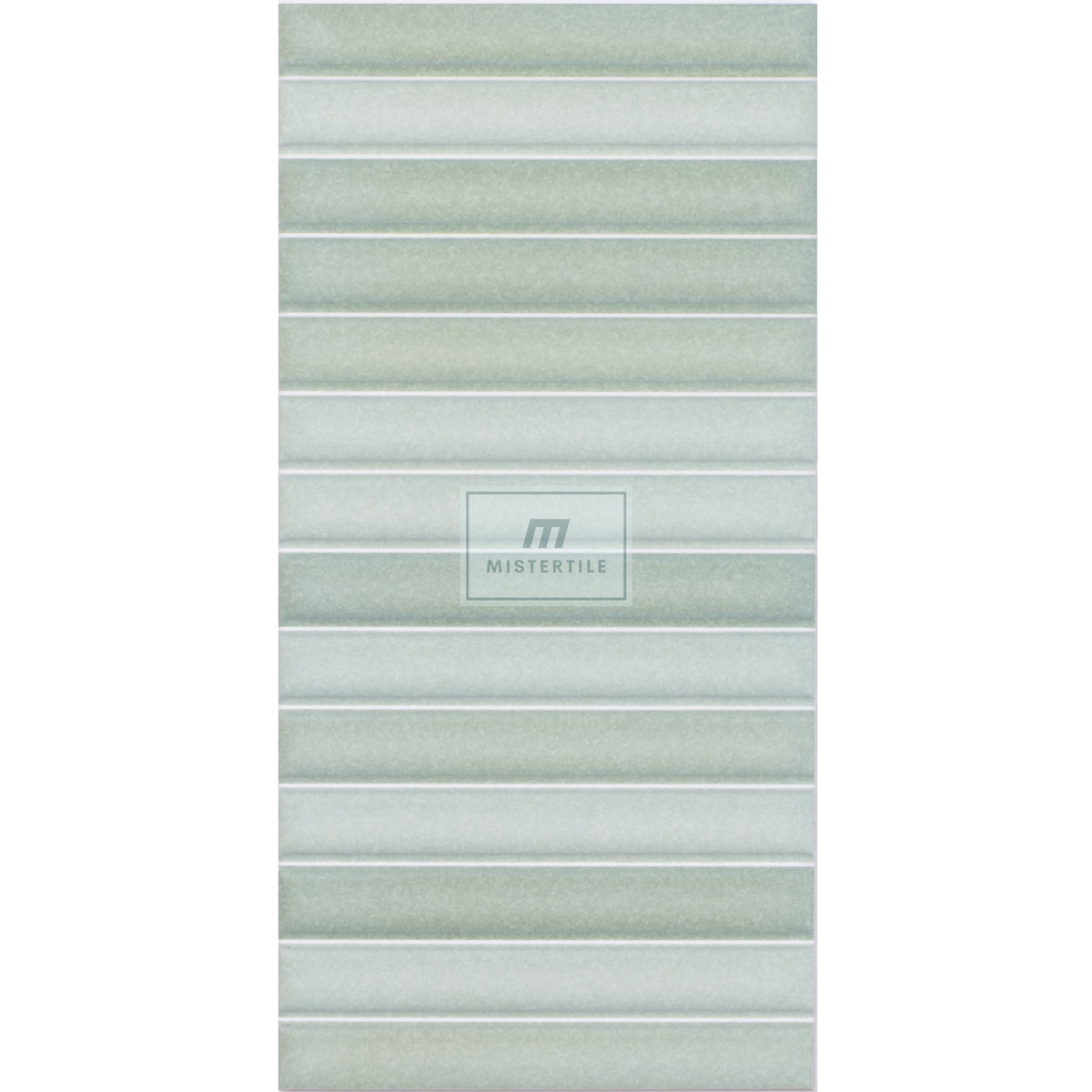 Estudio Cerámico Roku 'Green', wandtegel groen mat 11,5x23cm