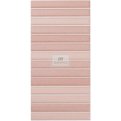 Estudio Cerámico Roku 'Red', wandtegel rood mat 11,5x23cm