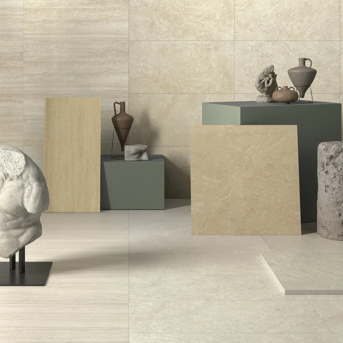 Castelvetro Roma 'Avorio', vloer- en wandtegel beige mat 60x60cm