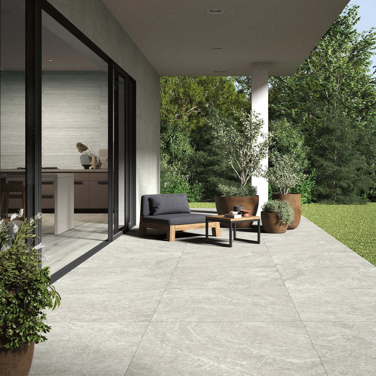 Castelvetro Roma 'Greige', vloer- en wandtegel grijs mat 60x90cm
