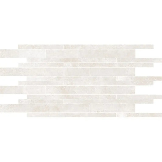 Keraben Rue de Paris 'Beige', mozaïek beige mat 26x58cm