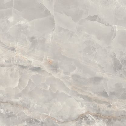 Azulejos Benadresa Saphire 'Nacre', vloertegel grijs gepolijst gerectificeerd 120x120cm