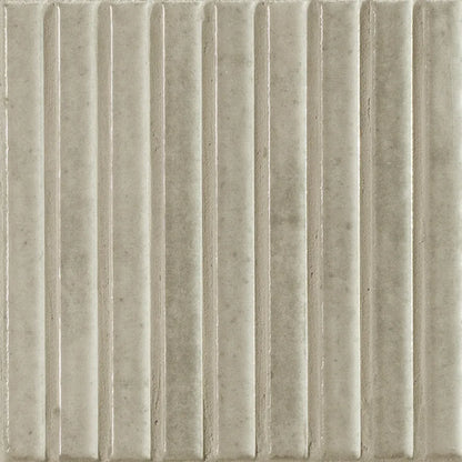 Estudio Cerámico Shallow 'Bone', wandtegel beige glans 14,7x14,7cm