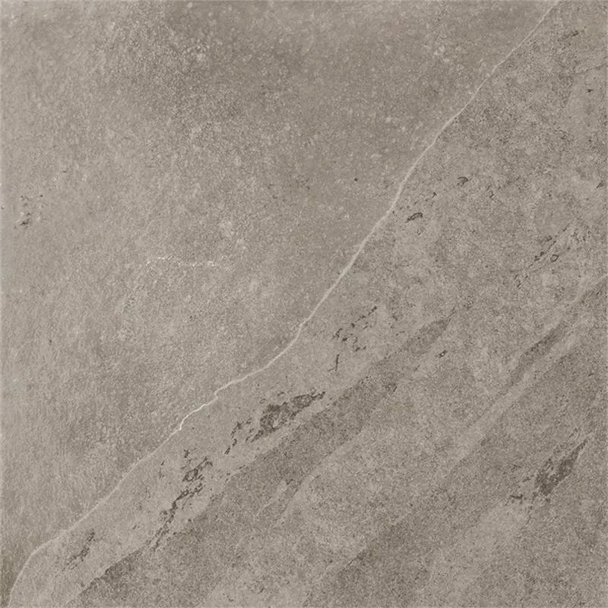 Castelvetro Slate 'Piombo', vloer- en wandtegel grijs mat 100x100cm