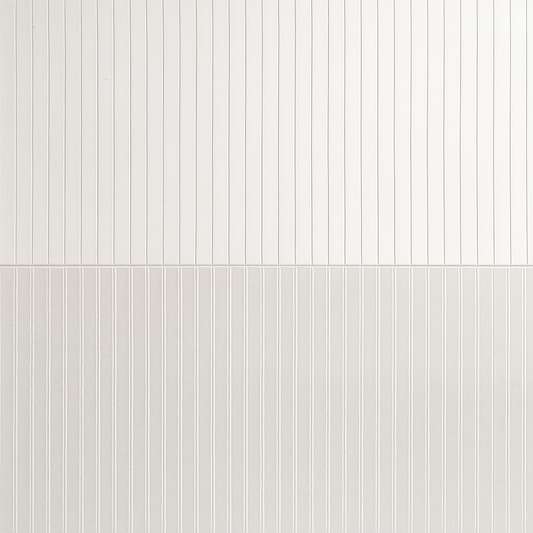 Wandtegel Space 'Decor Perla' Beige-Grijs Mat Reliëf 33x90 – MisterTile