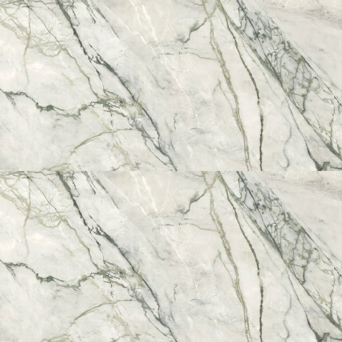 Lea Ceramiche Synestesia 'Calacatta Emerald', vloer- en wandtegel groen gepolijst 120x278cm