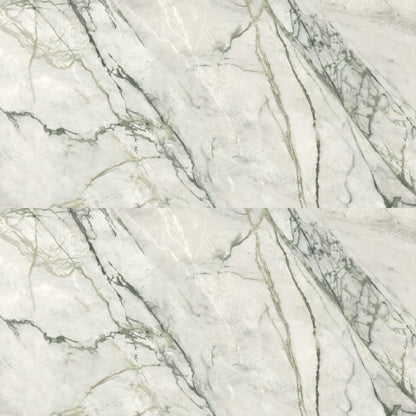 Lea Ceramiche Synestesia 'Calacatta Emerald', vloer- en wandtegel groen gepolijst 120x278cm