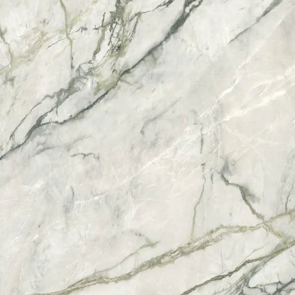 Lea Ceramiche Synestesia 'Calacatta Emerald', vloer- en wandtegel groen gepolijst 60x120cm
