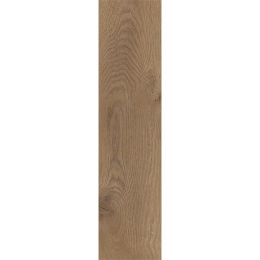 Ceramica Valsecchia Taiga 'Brown', vloertegel bruin houtlook gerectificeerd 30x120cm