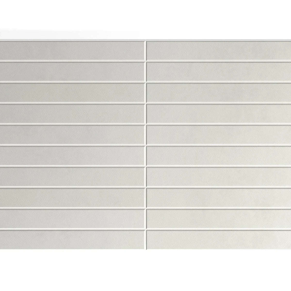 Keradom Twiggy 'Luna', vloer- en wandtegel wit mat 3,8x38cm