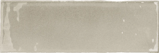 Estudio Cerámico Vermont 'Greige', wandtegel beige-grijs glans 7,5x23cm