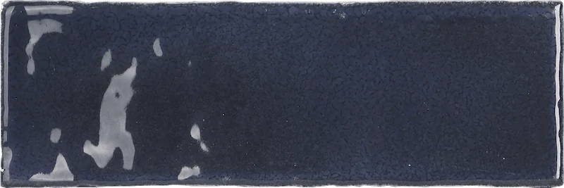 Estudio Cerámico Vermont 'Blue Navy', wandtegel blauw glans 7,5x23cm