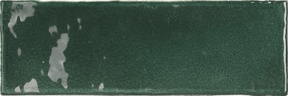Estudio Cerámico Vermont 'Malachite Green', wandtegel groen glans 7,5x23cm