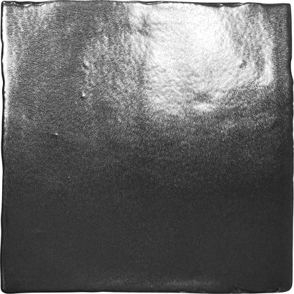 Tebe Vintage 'Silver', wandtegel Metallic zilver glans 13x13cm