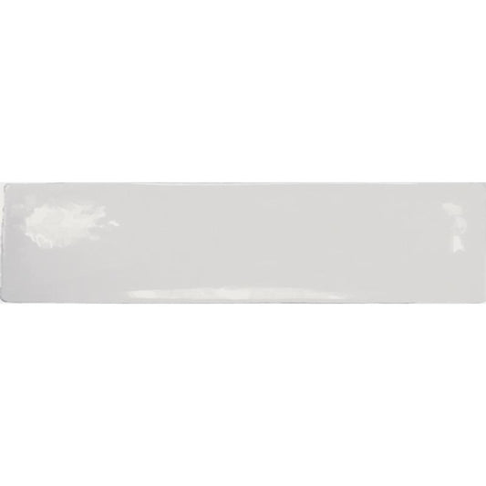 Wandtegel Vintage Masia lichtgrijs glans – MisterTile
