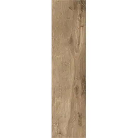 Castelvetro Woodland 'Oak', vloer- en wandtegel bruin mat 30x120cm
