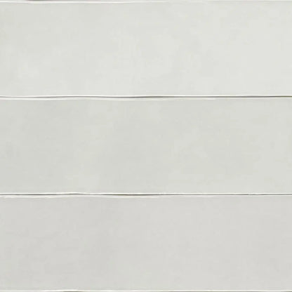 Estudio Cerámico Zellij 'Artic', wandtegel wit glans 6,2x25cm