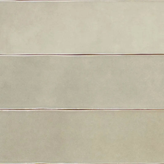 Wandtegel Zellij 'Chameleon' licht grijs glans 6,2x25cm